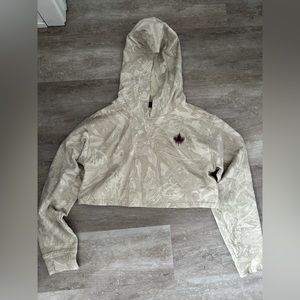 Lululemon limited edition All Yours cropped Team Canada Hoodie